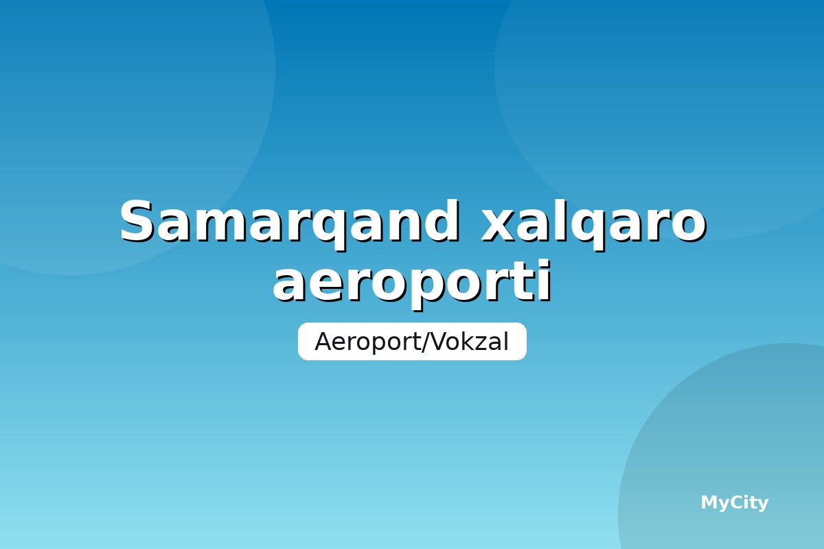 Samarqand xalqaro aeroporti